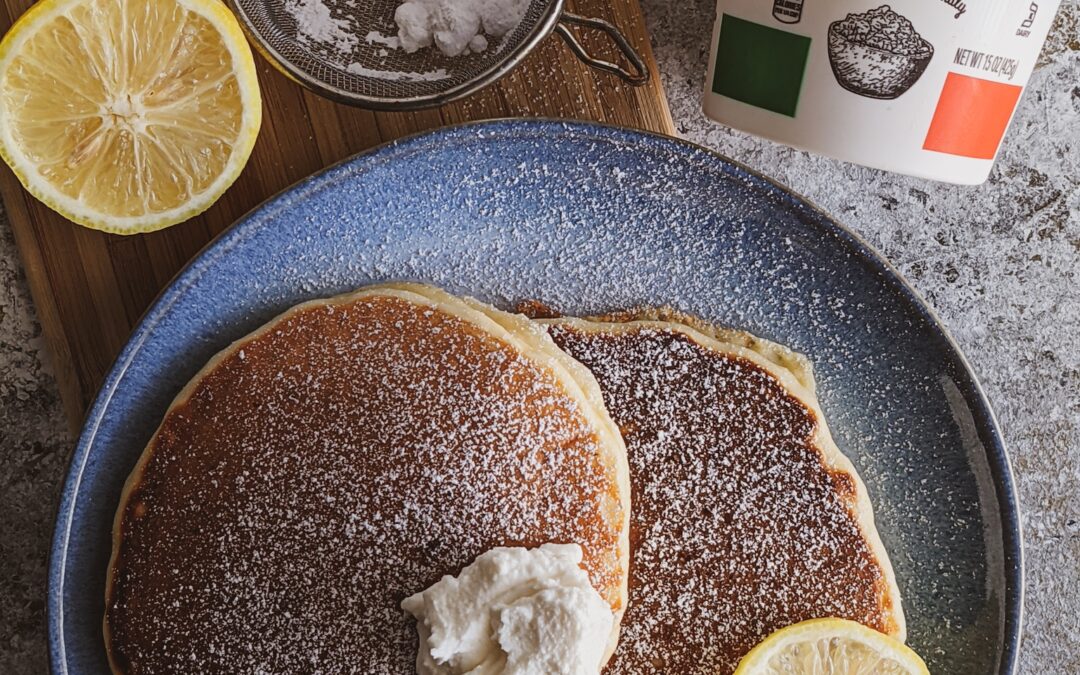 Fluffy Lemon Ricotta Breakfast Pancakes