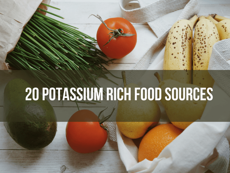 20 Potassium Rich Food Sources